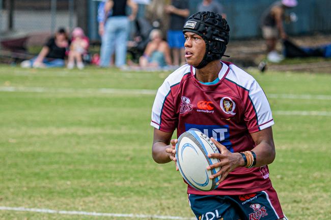 Ralph Labor. Action from the Queensland Reds and New South Wales Waratahs Under-15s bout at Ballymore on Sunday. Picture credit: QRU Media.