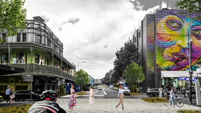 A vision of what Oxford St will look like dubbed The Village.