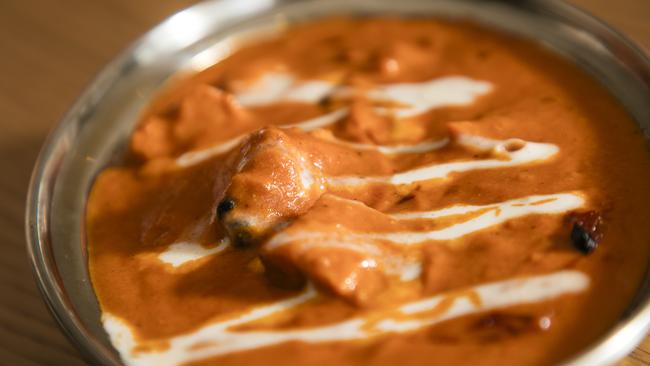 Shere Panjab’s Butter Chicken. Picture: Glenn Campbell