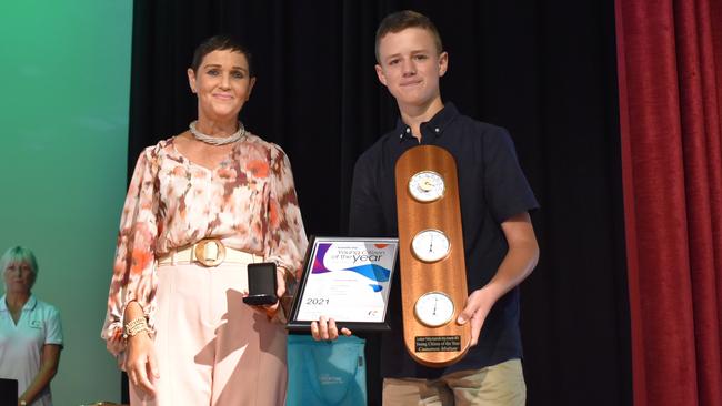 Young Citizen of the Year 2021 Cameron Maizey. Photo: Hugh Suffell.