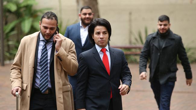 Soukie (left) outside court with Fadi Ibrahim. Picture: Richard Dobson