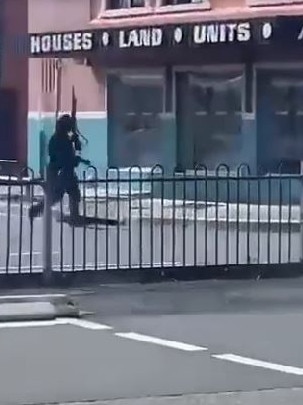 Video shot by a witness.