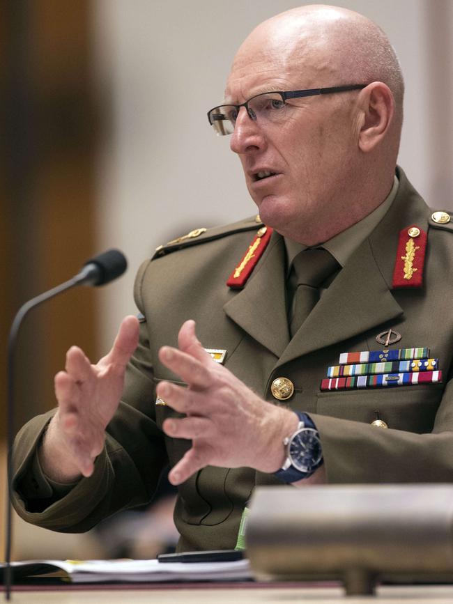 Covid-19 vaccination taskforce chief, Lieutenant General John Frewen. Picture: NCA NewsWire /Gary Ramage