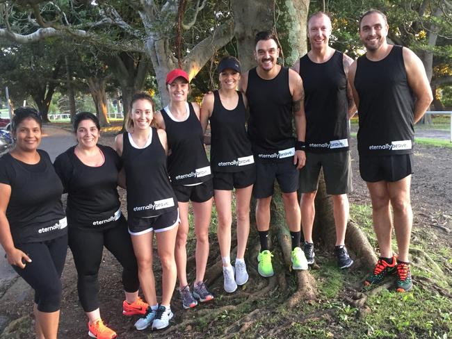 Members of the team: Evelyn Moosa, Hugie De Gouveia, Emma and Ellen Goodhand, Jacqui Brown, Brenden Brown, Rob Gray and Craig Brown.