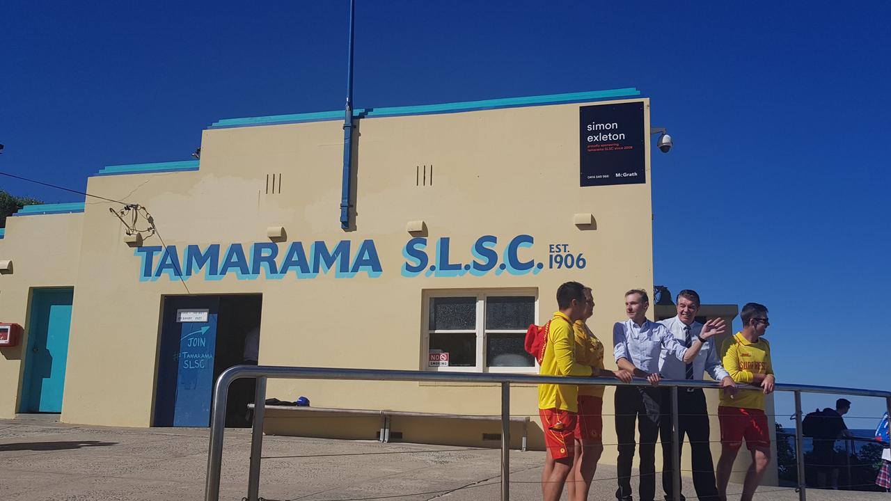 The Tamarama Surf Life Saving Club.