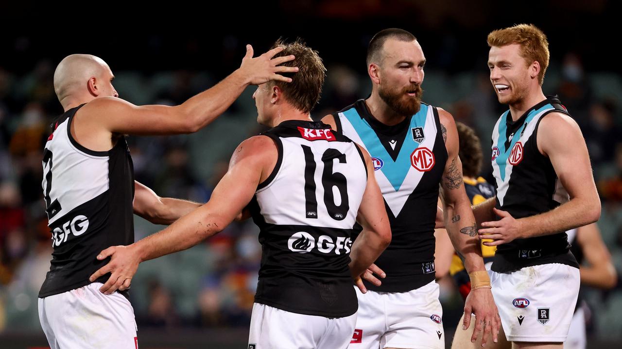 Adelaide Crows Vs Port Adelaide Power Final Score Afl Showdown Win Tightens Grip On Top Four