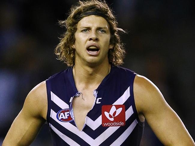 Kangaroos v Fremantle Nat Fyfe     Picture:Wayne Ludbey