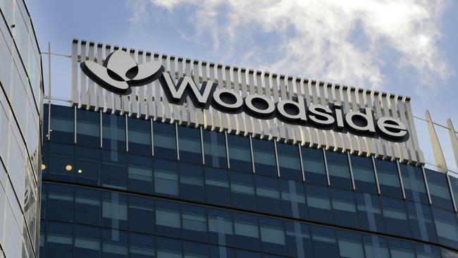 Energy giant Woodside Petroleum slumped more than two per cent, part of a broader decline in Australia’s energy sector. Picture: NCA NewsWire / Sharon Smith