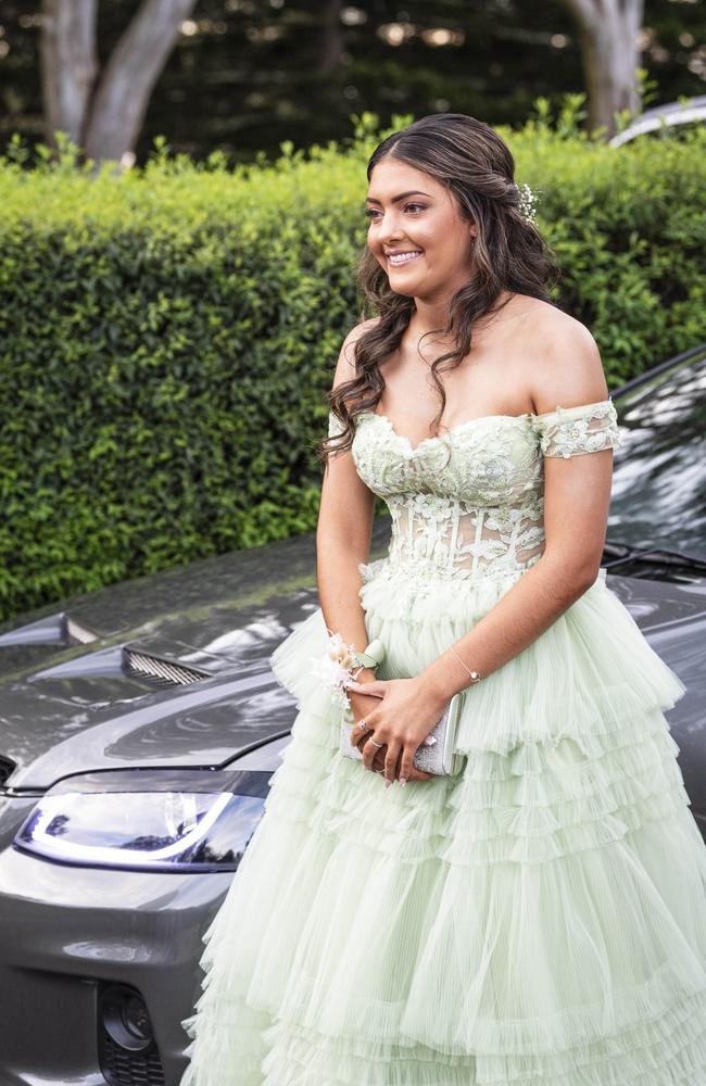 Graduate Bethany Tory at Toowoomba Christian College formal at Picnic Point, Friday, November 29, 2024. Picture: Kevin Farmer