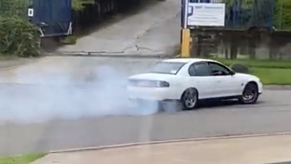 Hooning in the Arundel industrial estate on the Gold Coast.