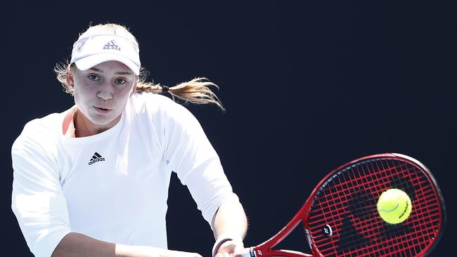 Elena Rybakina owns the best record in 2020. Picture: Darrian Traynor/Getty