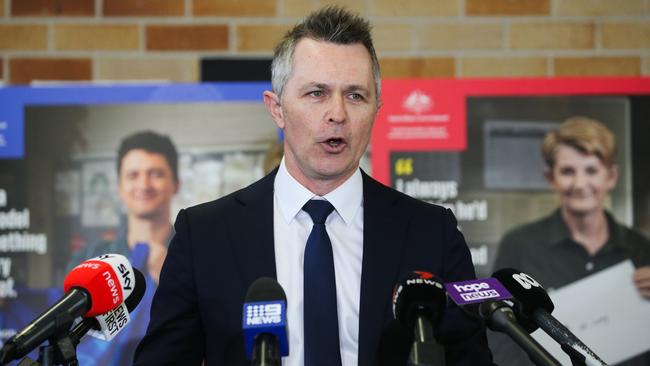 Federal Education Minister Jason Clare. Picture: NCA NewsWire/Gaye Gerard