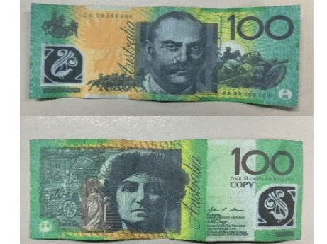 Rockhampton Police issued a warning to business owners and the general public on January 15 about the circulation of counterfeit $100 notes after receiving six reports from businesses across the city since December 2024. The presented counterfeit currency is of poor quality and clearly states ‘COPY’ and has no clear window.