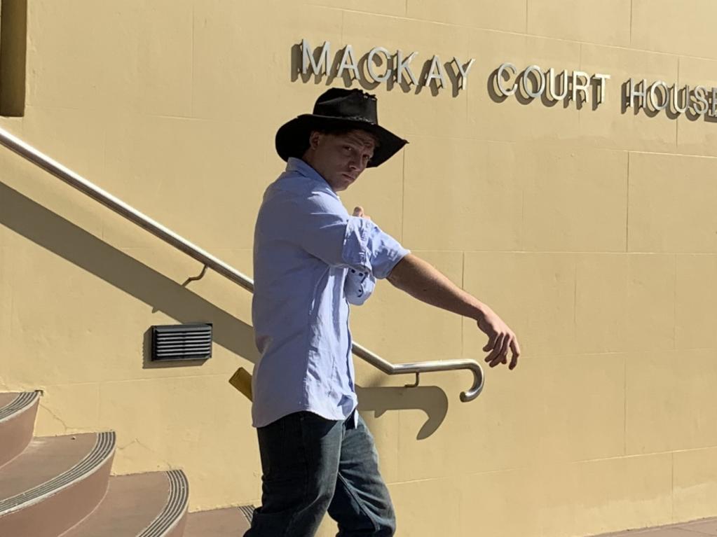 Jake Gordon Knight leaves Mackay courthouse after he pleaded guilty to evasion, disqualified driving and speeding charges. He was fined almost $10,000 and a conviction was recorded. Photo: Janessa Ekert