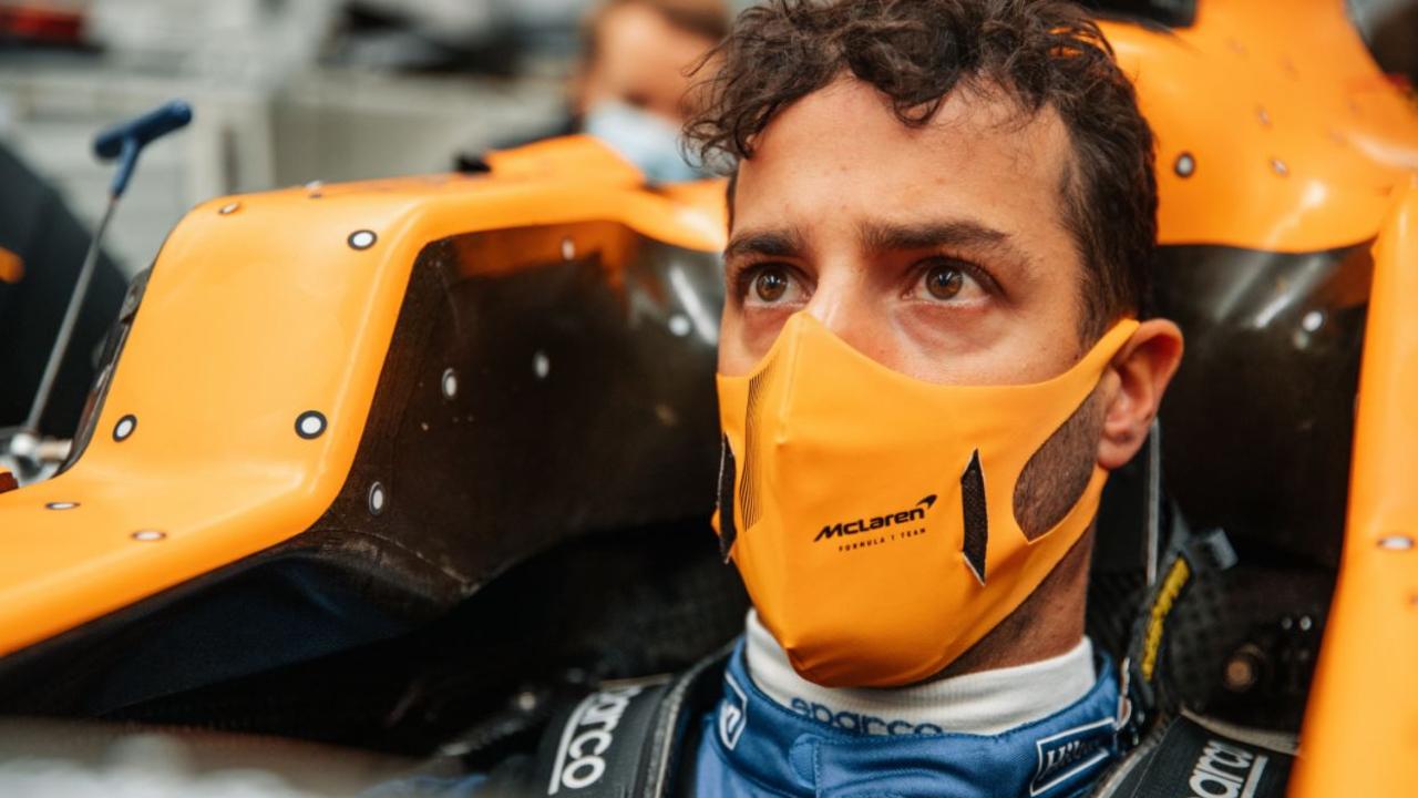Daniel Ricciardo is looking good in his McLaren colours.