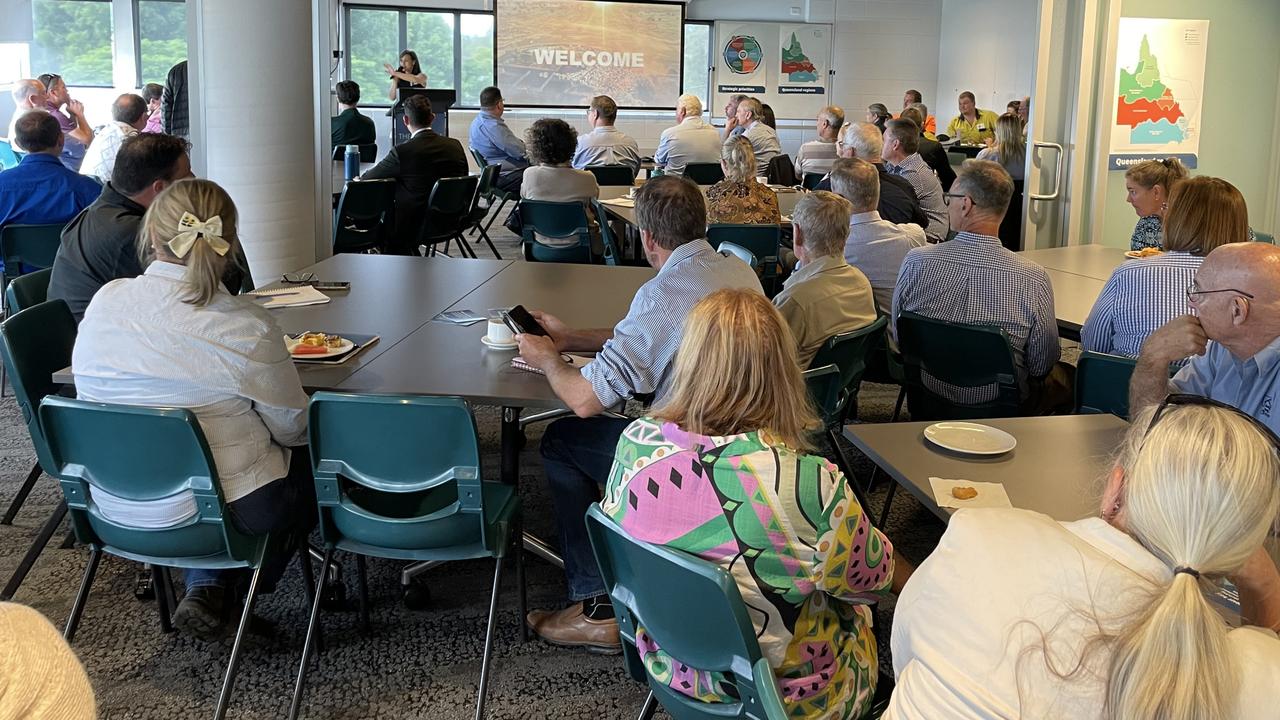 Attendees at the Gympie public consultation on Friday, which introduced the 25-year blueprint for boosting Queensland's primary industries.