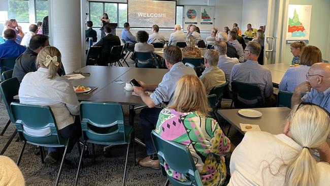 Attendees at the Gympie public consultation on Friday, which introduced the 25-year blueprint for boosting Queensland's primary industries.