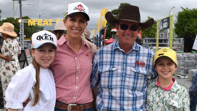 The Hanrahan family at Beef Australia 2024. Picture: Aden Stokes