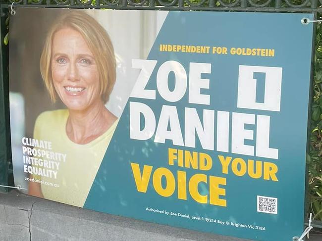 Zoe Daniels' campaign manager Keith Badger is fighting a council over decisions to fine residents displaying election signs. Photo: Facebook