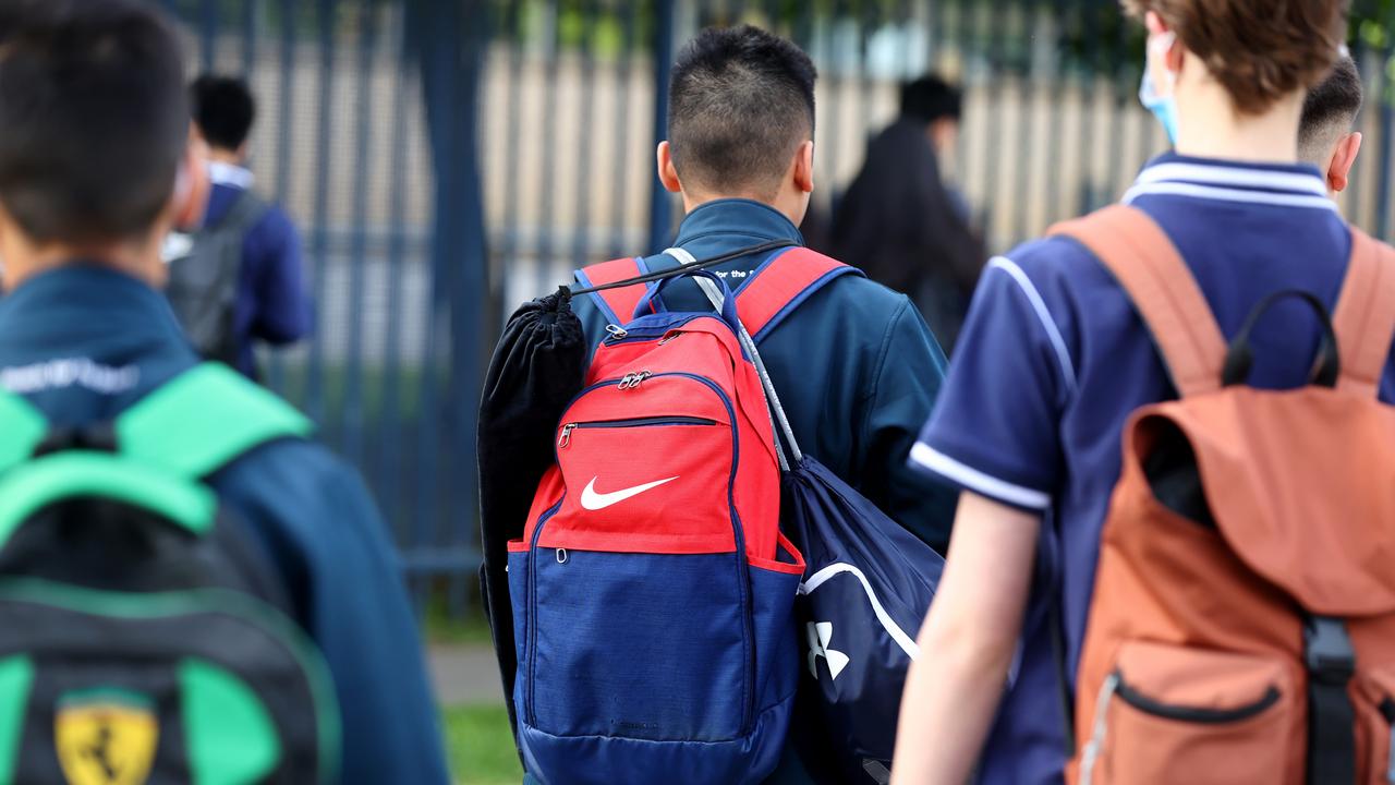 The federal government has announced a trial to combat toxic masculinity in schools. Picture: Kelly Barnes