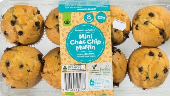 Woolworths – Mini Choc Chip Muffins