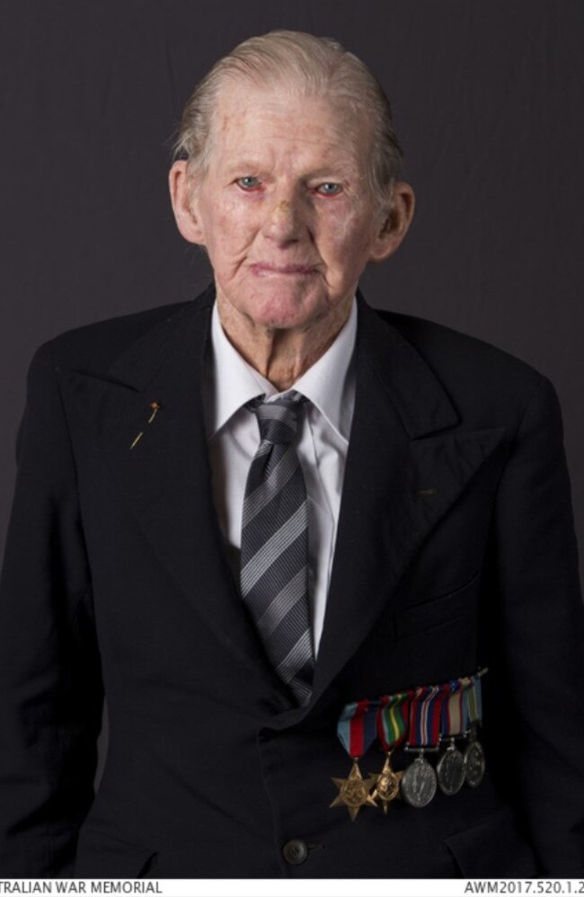 Studio portrait of QX18860 Private Raymond Wilson who served during the Second World War, part of 'Reflections – Honouring our World War Two Veterans'. Photo: David Phillips