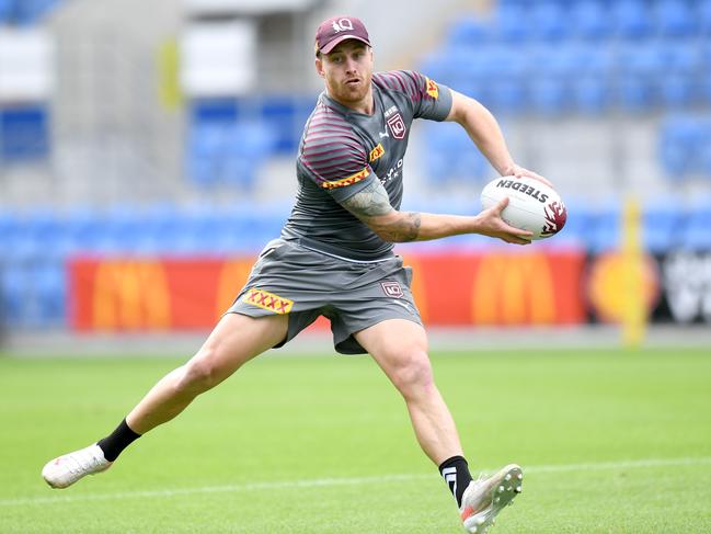 Munster during a Maroons training session. Picture: NRL Imagery