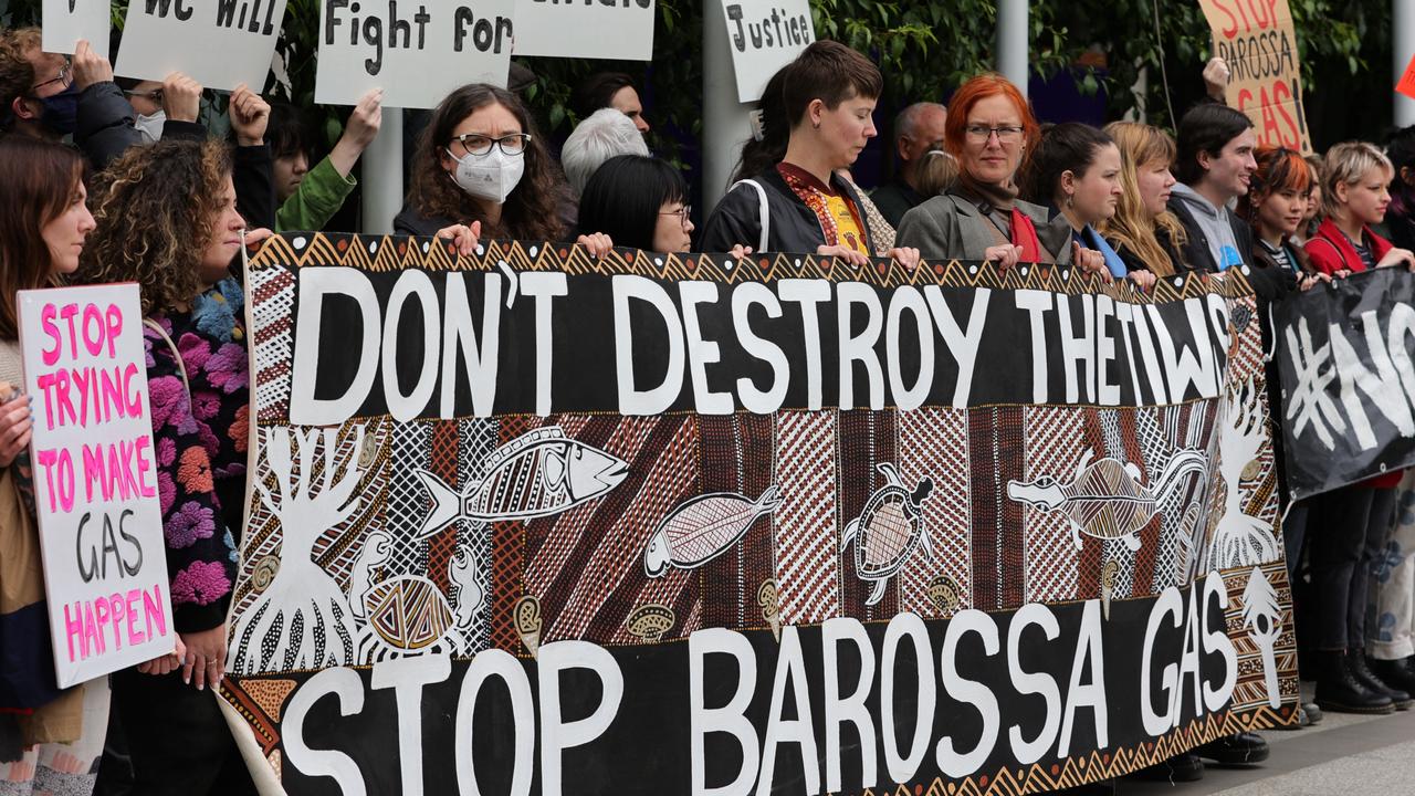 A bid by Tiwi traditional owners to stop Santos’ Barossa gas project was rejected by the Federal Court on Monday. (Photo by Tamati Smith/Getty Images)