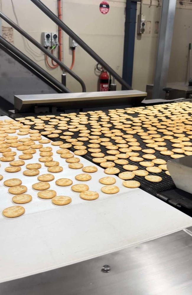 Jatz coming out of the oven. Picture: news.com.au