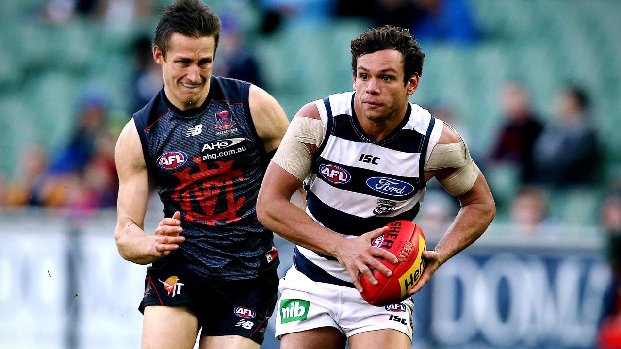 Geelong vs Melbourne match