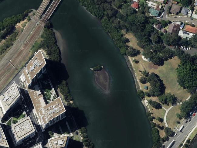 Fatima Island looks like the ‘foot of a pelican’. Picture: Google Maps