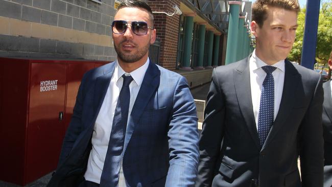 Former Auburn Deputy Mayor Salim Mehajer leaves court. Picture: AAP.