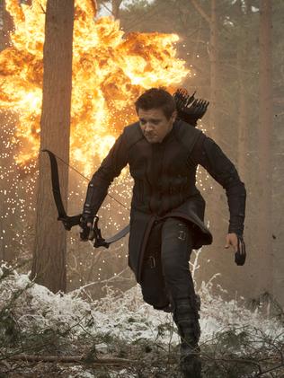 Original cast ... Jeremy Renner as Hawkeye.