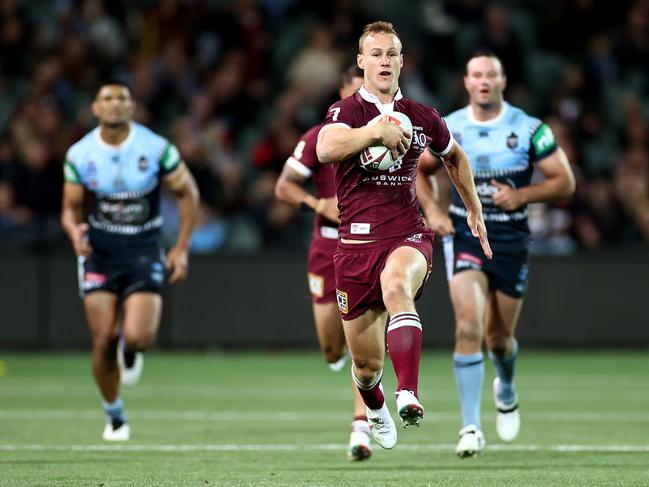 Daly Cherry-Evans of the Maroons was named man of the match. Picture: Cameron Spencer/Getty Images