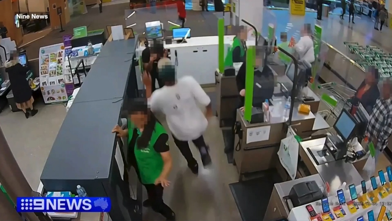 Woolworths release vision of staff being attacked