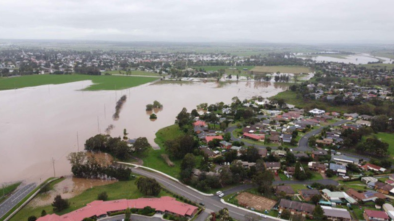 The town of Singleton has been hit hard by flooding. Photo: Hannah Wilson