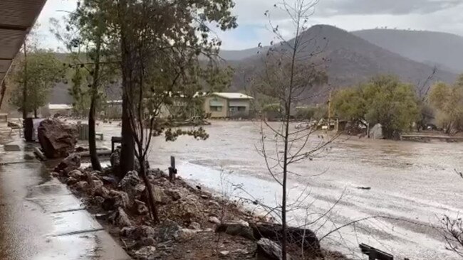 Staff at Arkaroola Wilderness Sanctuary in SA's Far North rejoiced as it received summer rain.