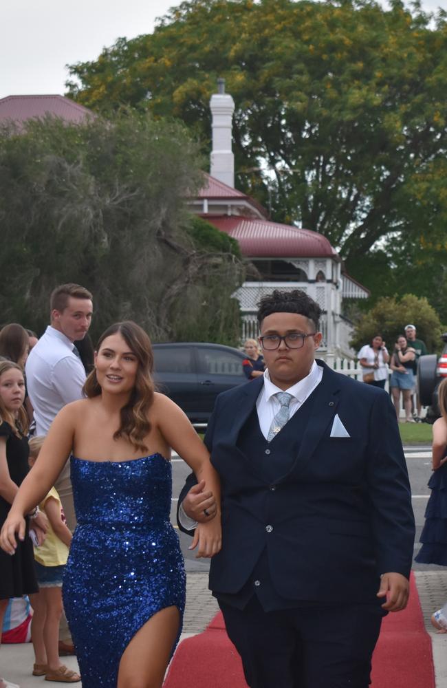 Alex Kirby-Byrnes and Mia Ammenhauser at the 2024 Warwick State High School formal. November 15, 2024.