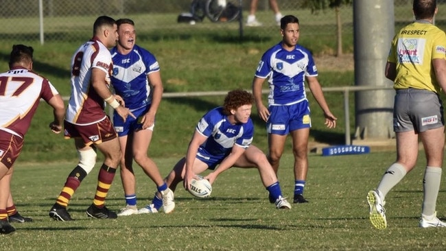 Gold Coast rugby league player Brock Hamill has battled back from cancer and played for the Canterbury Bulldogs. Picture: SUPPLIED