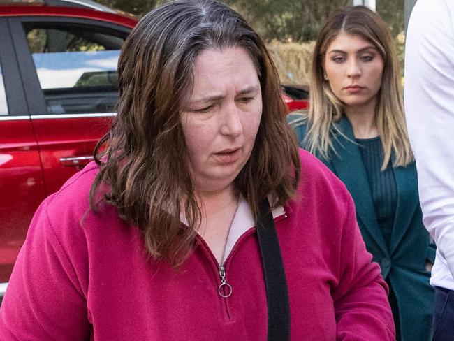 Erin Patterson at her Leongatha home after three people died following a beef wellington lunch she hosted. Picture: Jason Edwards