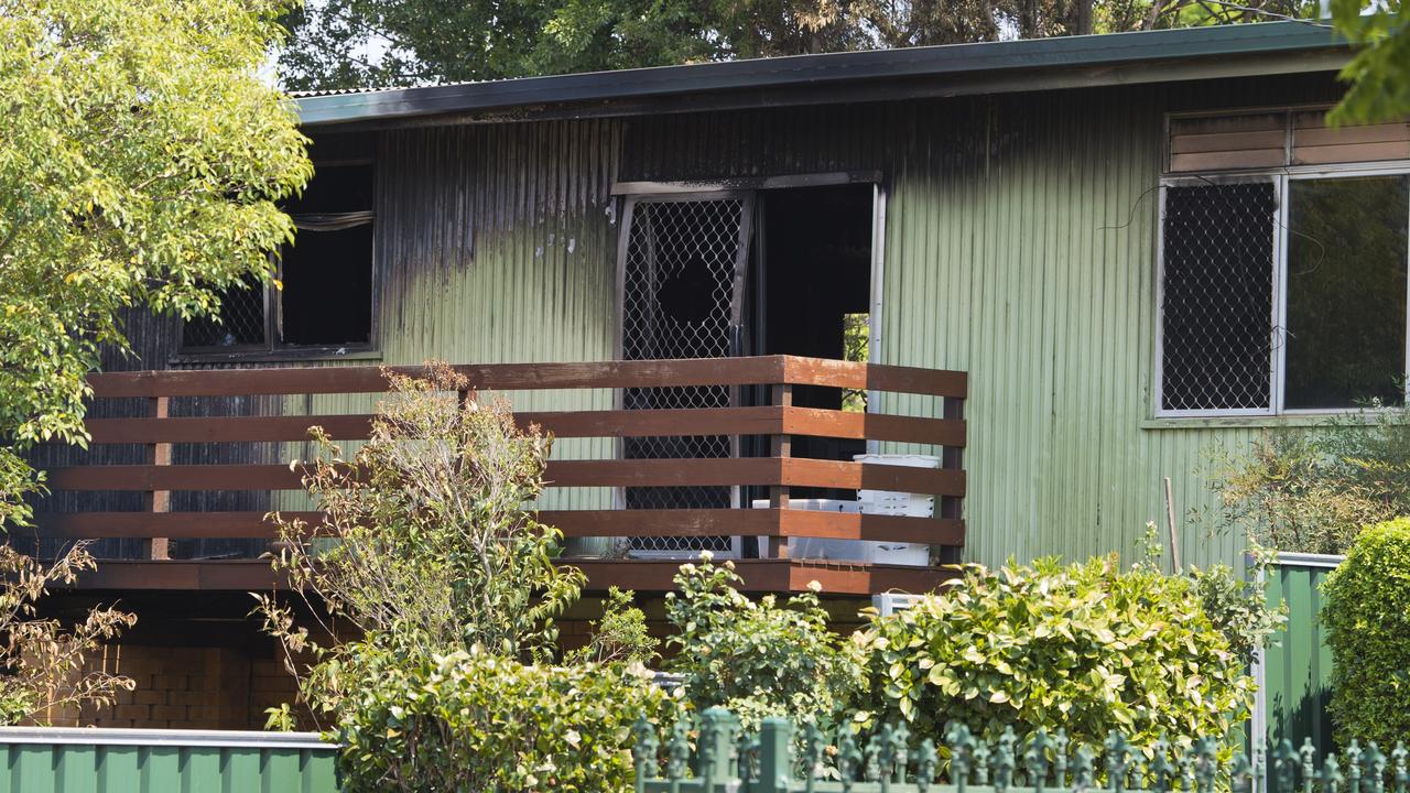 The second story level of 8 Rivett St the day after Mr Weaver’s death, Tuesday, December 17, 2019. Picture: Kevin Farmer