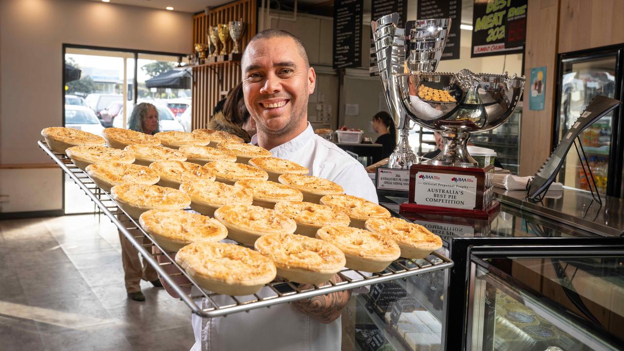 Nathan Williams from Rolling Pin Pies and Cakes. Picture: Brad Fleet