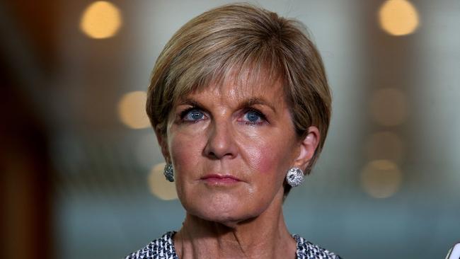 Foreign Minister Julie Bishop says she’s not a feminist. (Pic: Kym Smith)