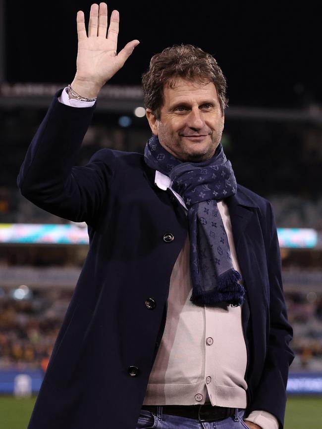 Montemurro at the Matildas’ match against Argentina in Canberra, early June. Picture: Matt King/Getty Images