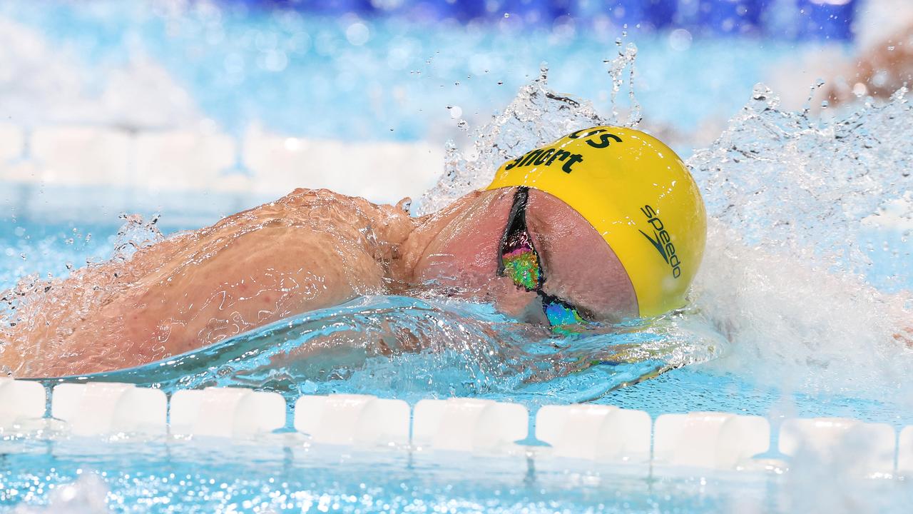 World champion and Olympian Sam Short swimming. Pics Adam Head