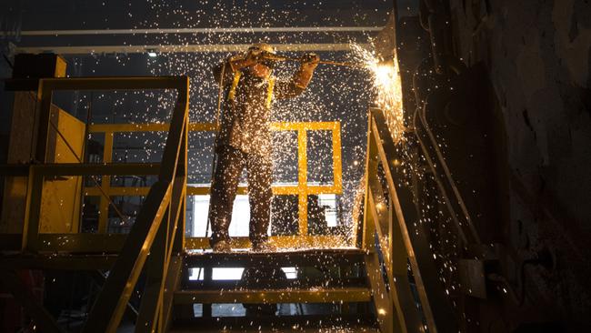 Big steelmakers in Europe and the US are intensifying efforts to curb carbon emissions, hoping to woo customers and fend off growing pressure from investors and governments. Picture: Bloomberg