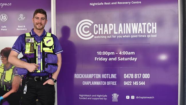 Dylan Clendinning and the Nightwatch team at Rockhampton's Nightwatch team have helped thousands of locals during their night out on the town.