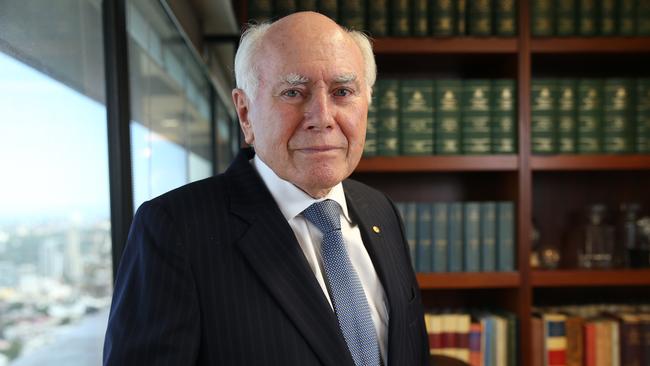 John Howard says ‘the Americans were too hasty in winding down to zero their military involvement in Afghanistan’. Picture: Britta Campion