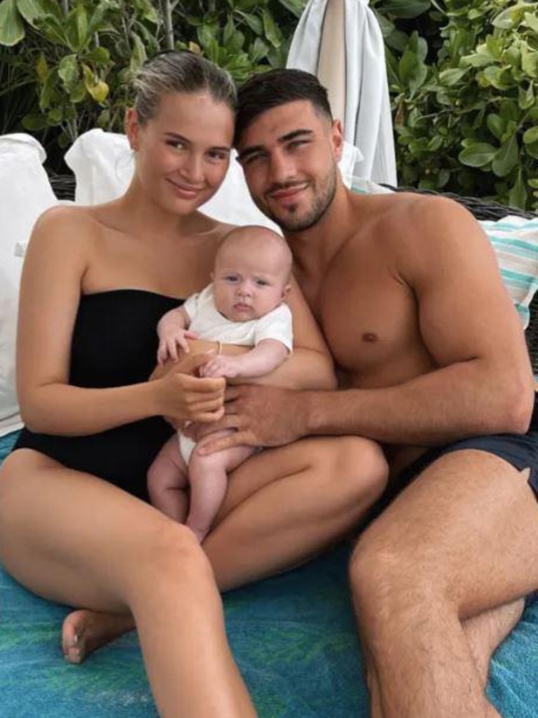 The couple, with their daughter Bambi, had been together for five-and-a-half years. Picture: Instagram