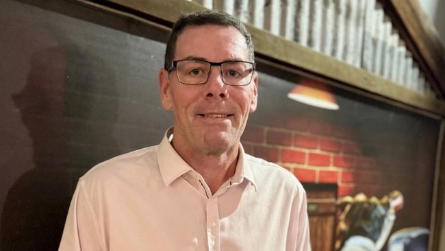 Councillor Troy Thompson, who is taking a leave of absence from his role as Townsville mayor, enjoying a meal at Hog's Breath Cafe in a recent post on his official Mayor Troy Thompson Facebook page.